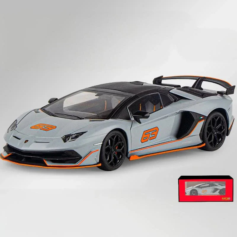 1:18 Aventador SVJ63 Diecast Alloy Model Car With Removable Roof - ToylandEU