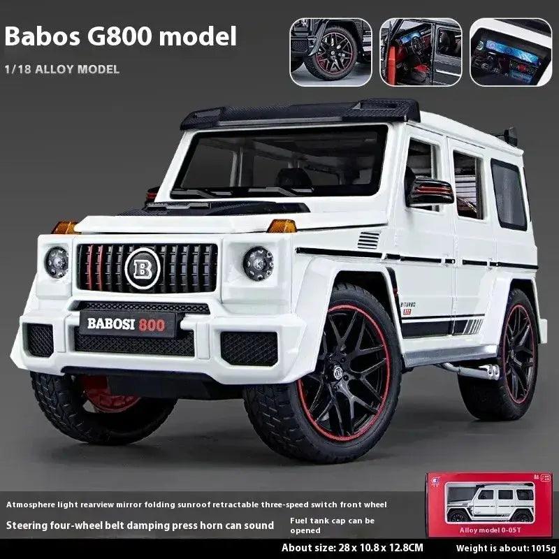  1:18 Diecast Alloy Mercedes Benz G800 SUV Model -  ToylandEU™