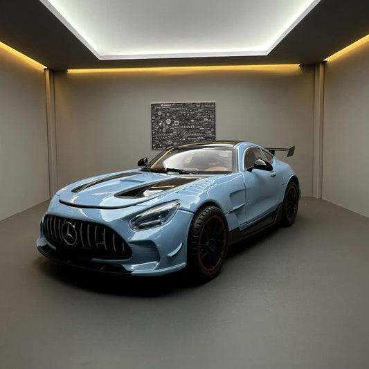 1:18 Diecast Alloy Mercedes Benz GTR With Sound And Light Toy Car - ToylandEU