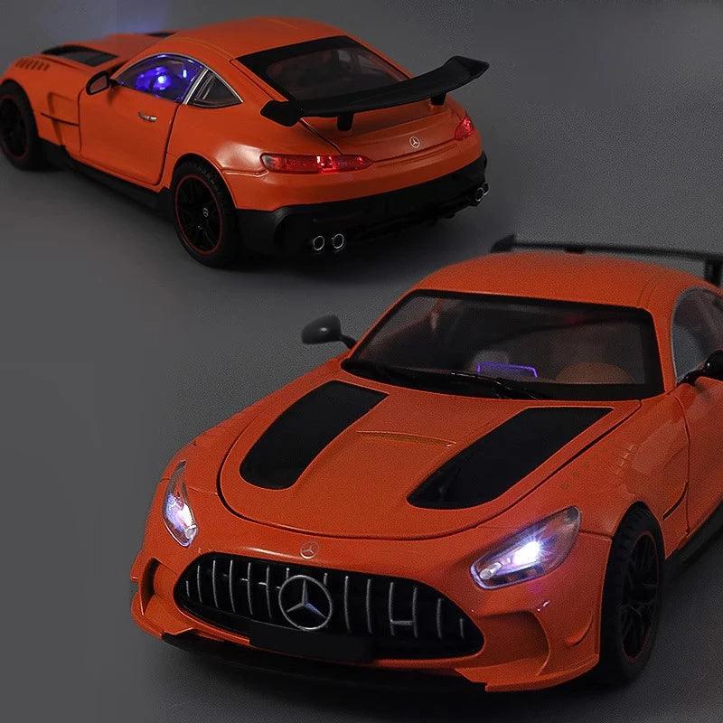 1:18 Diecast Alloy Mercedes Benz GTR With Sound And Light Toy Car - ToylandEU