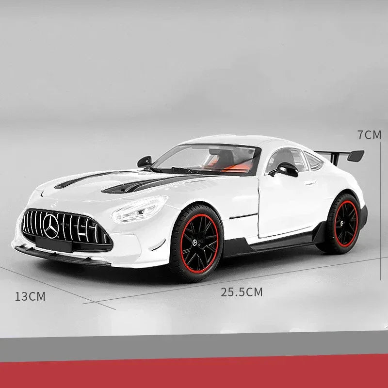 1:18 Diecast Alloy Mercedes Benz GTR With Sound And Light Toy Car - ToylandEU
