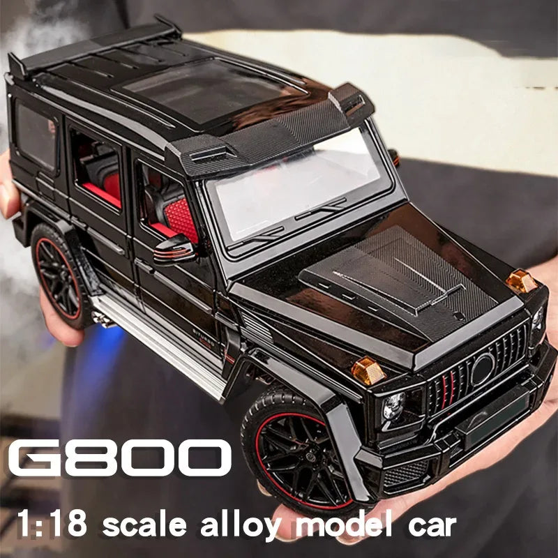 1:18 Diecast Alloy Mercedes G800 Off Road SUV With Sound And Lights - ToylandEU