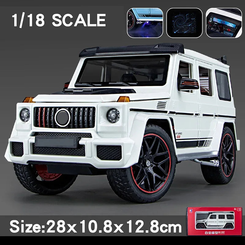 1:18 Diecast Alloy Mercedes G800 Off Road SUV With Sound And Lights - ToylandEU