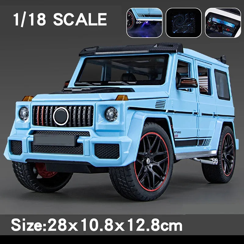 1:18 Diecast Alloy Mercedes G800 Off Road SUV With Sound And Lights - ToylandEU