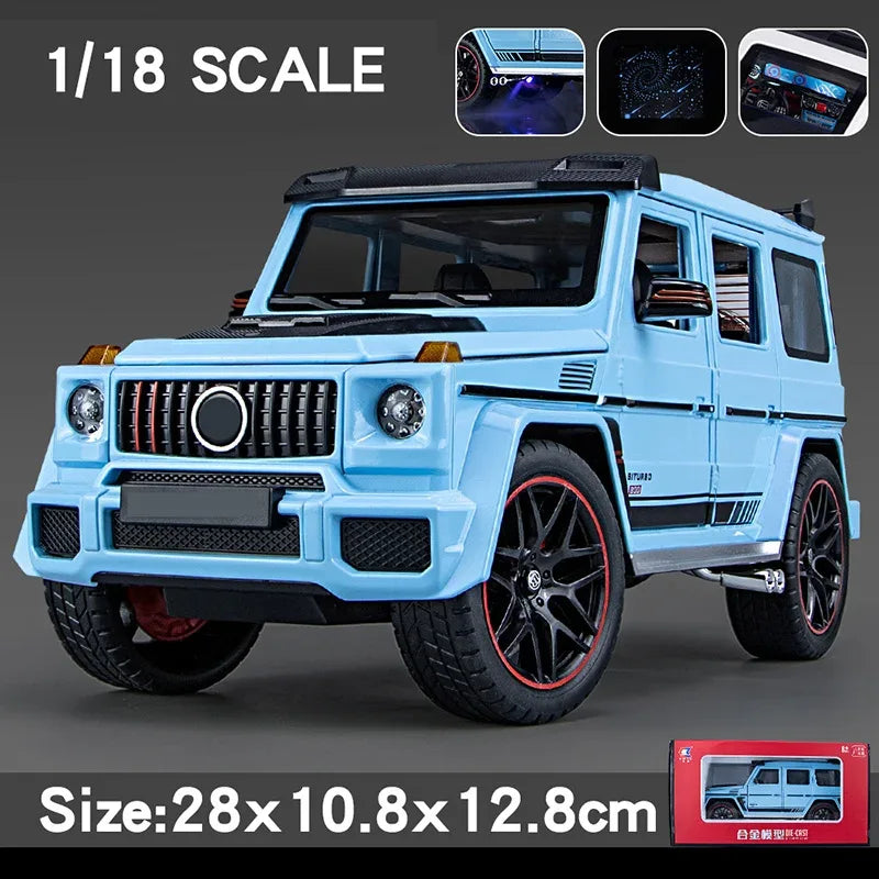1:18 Diecast Alloy Mercedes G800 Off Road SUV With Sound And Lights - ToylandEU