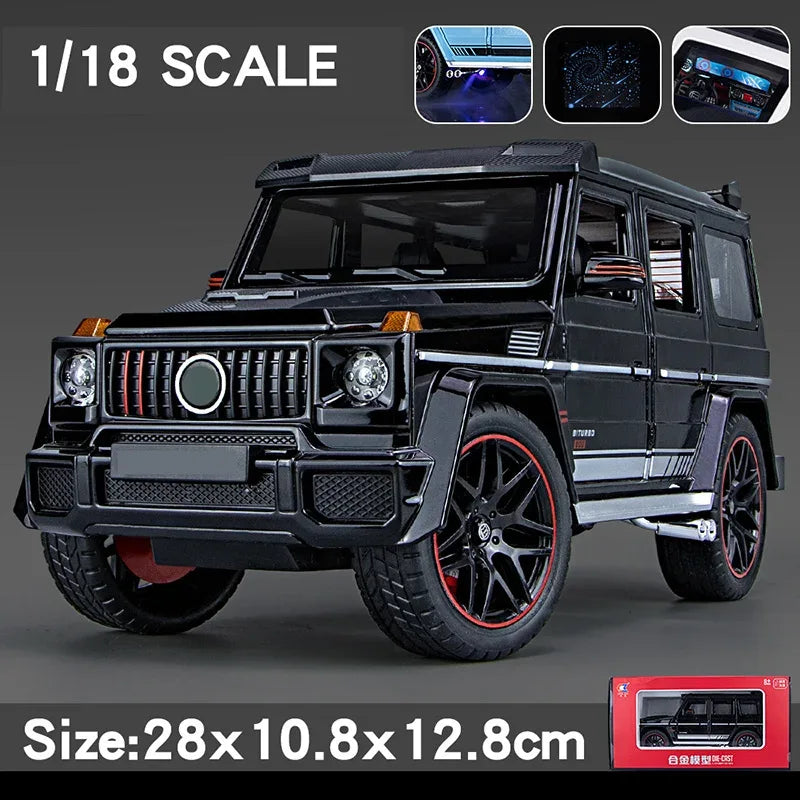 1:18 Diecast Alloy Mercedes G800 Off Road SUV With Sound And Lights - ToylandEU