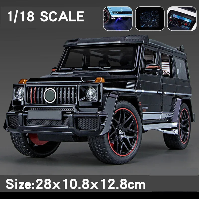1:18 Diecast Alloy Mercedes G800 Off Road SUV With Sound And Lights - ToylandEU