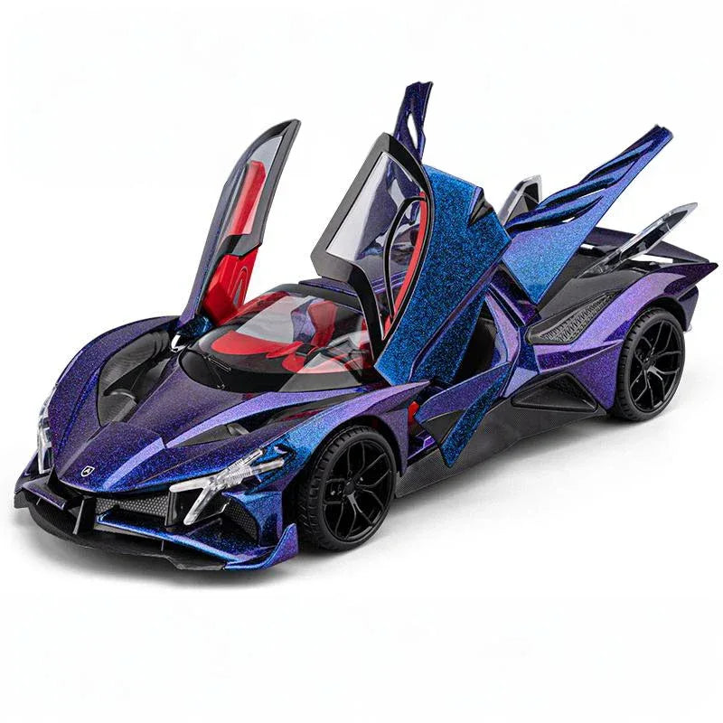 1:18 Diecast Apollo Project EVO Supercar Sound And Light Model For Collectors - ToylandEU