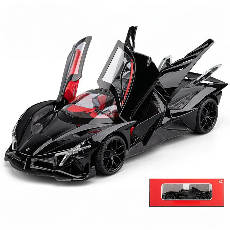 1:18 Diecast Apollo Project EVO Supercar Sound And Light Model For Collectors - ToylandEU