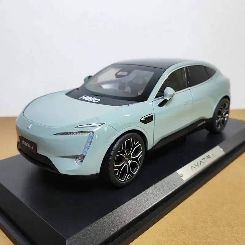1 18 Diecast Car Model Aouita 11 Alloy Opening Doors - ToylandEU