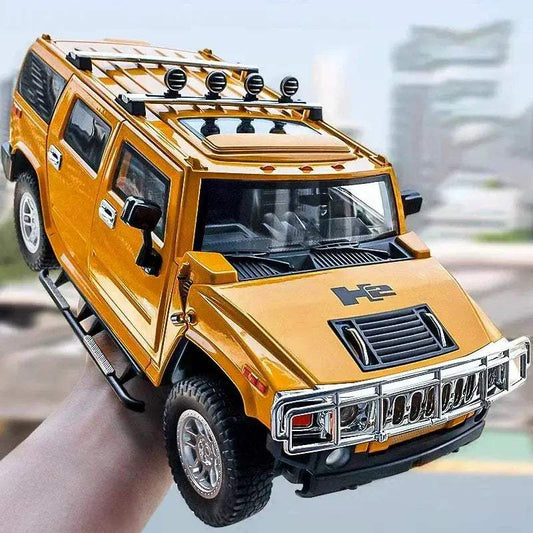  1 18 Diecast Hummer H2 Alloy Pull Back Off Road Car -  ToylandEU™