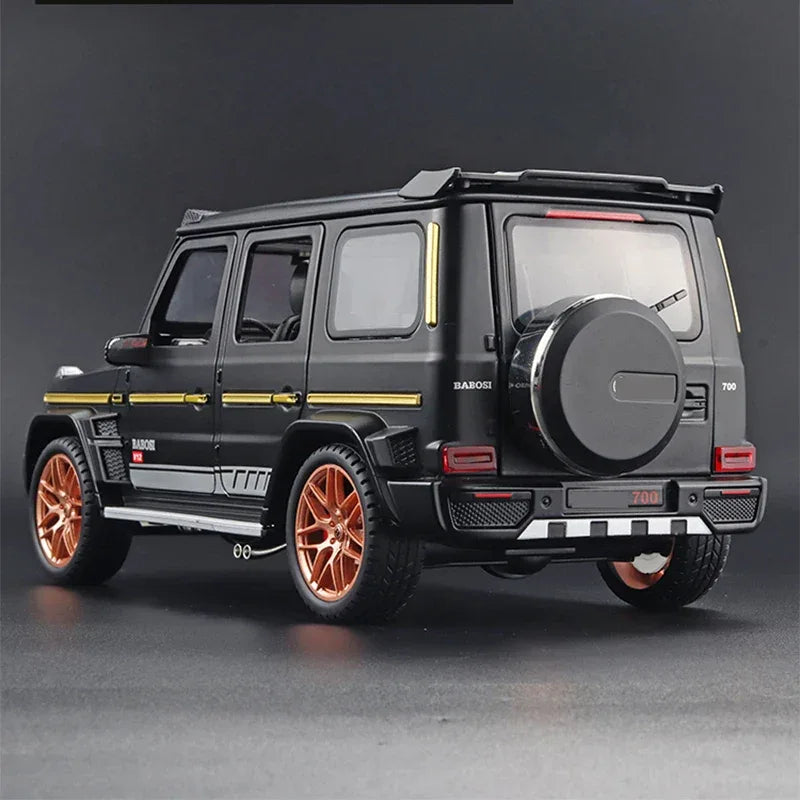 1:18 Diecast Mercedes G700 SUV Toy Car Alloy Metal PullBack Doors Open Sound - ToylandEU