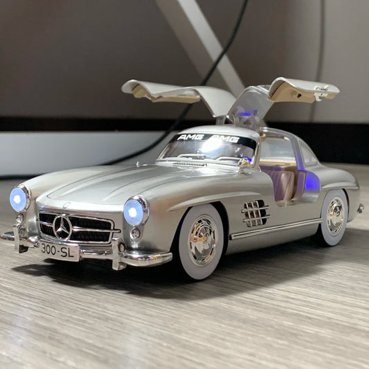 1 18 Diecast Metal Benz 300SL Car Model For Home Decor - ToylandEU