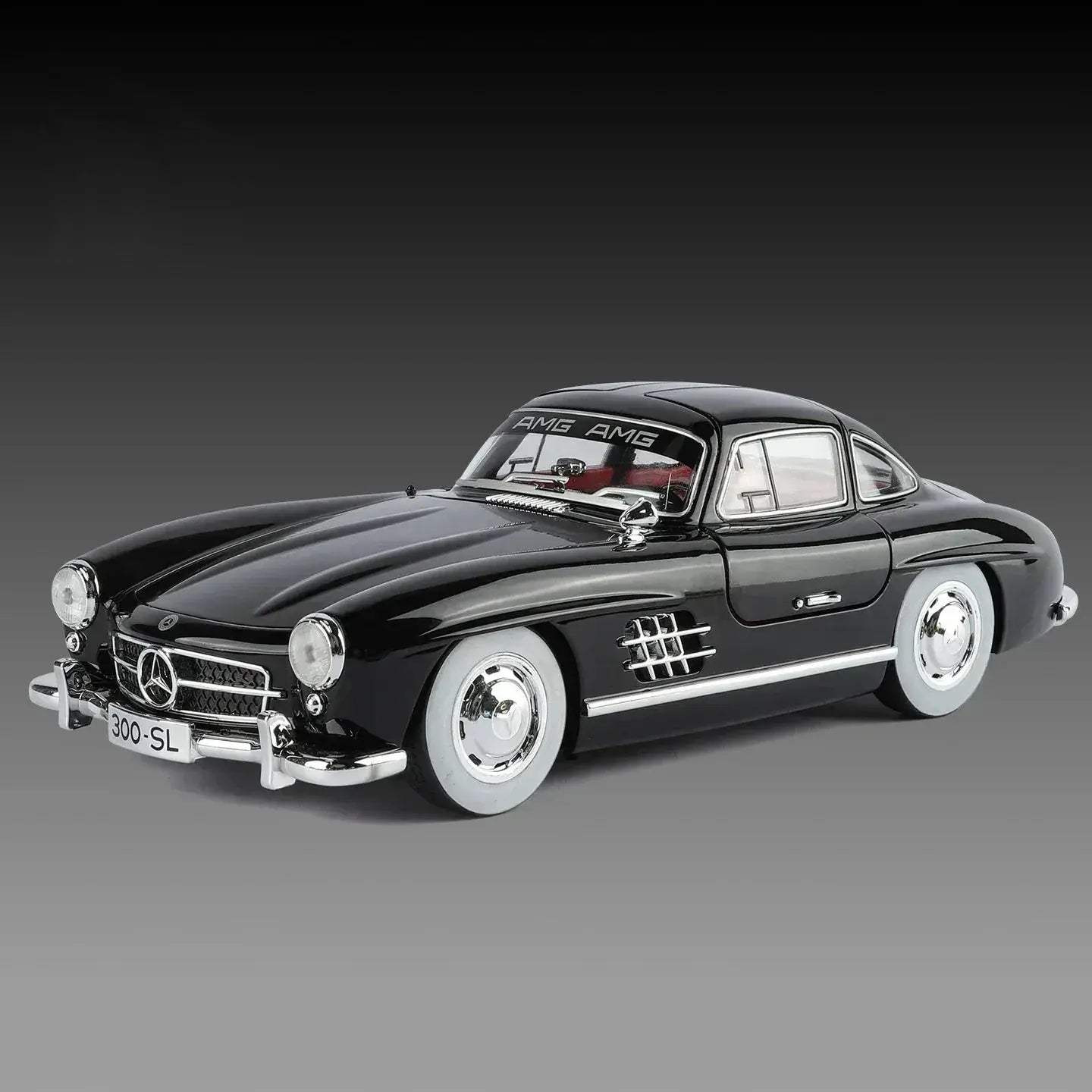 1 18 Diecast Metal Benz 300SL Car Model For Home Decor - ToylandEU