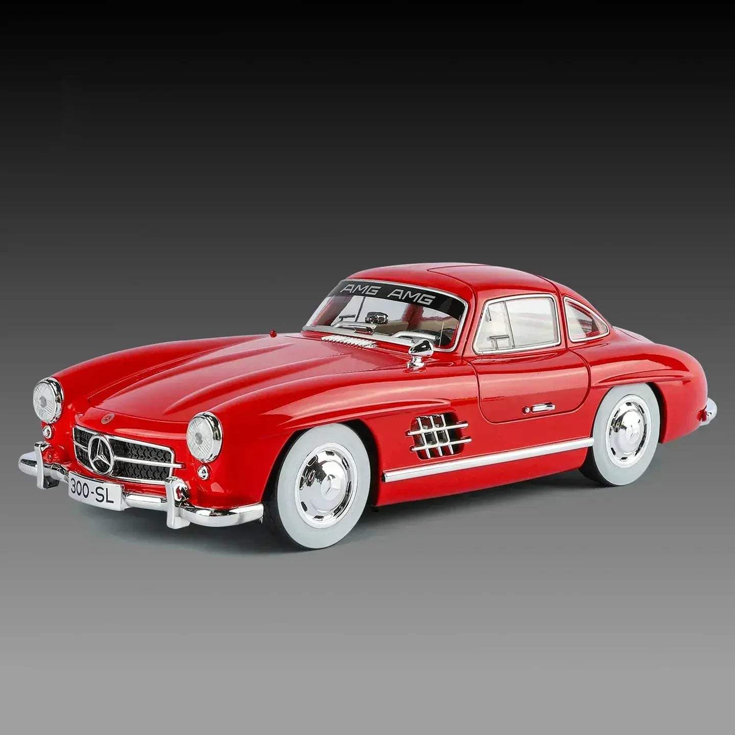 1 18 Diecast Metal Benz 300SL Car Model For Home Decor - ToylandEU