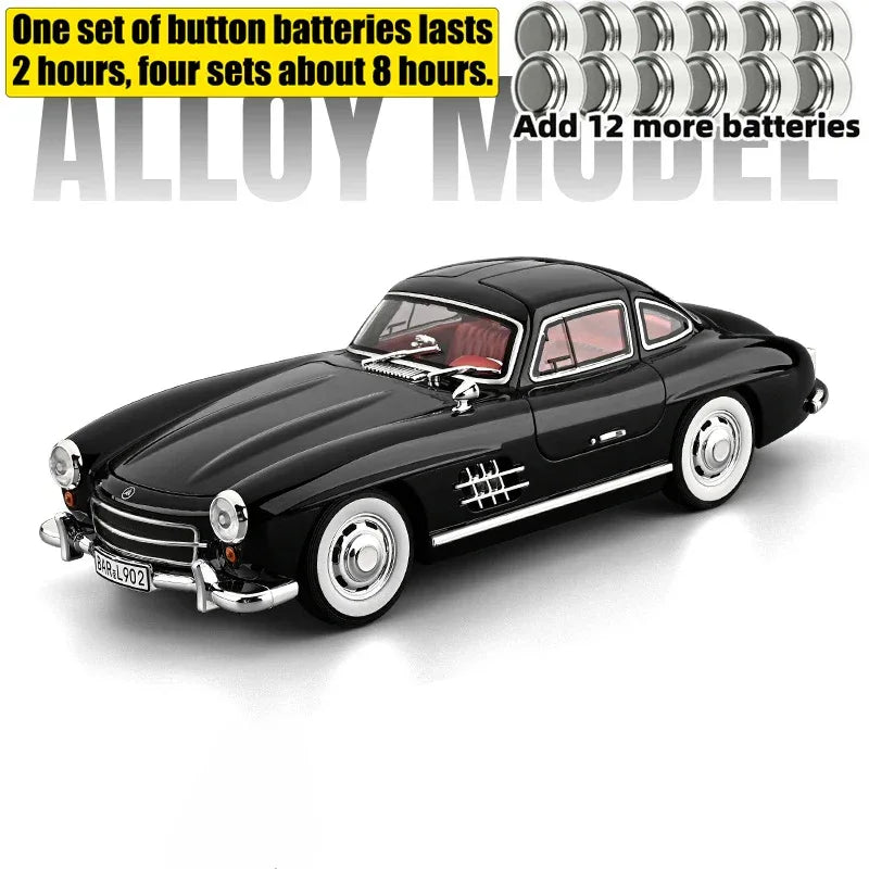 1:18 Diecast Metal Benz 300SL Classic Sports Car Model - ToylandEU