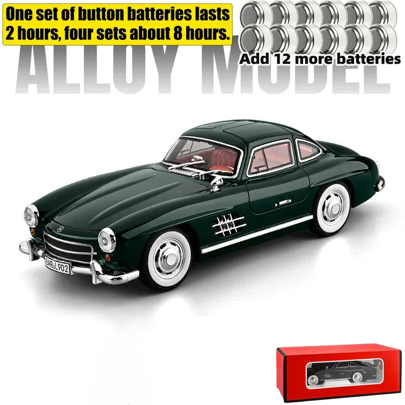 1:18 Diecast Metal Benz 300SL Classic Sports Car Model - ToylandEU