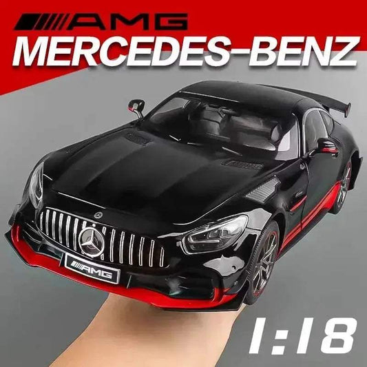  1:18 Diecast Metal Mercedes GTR Model Car Sound Light -  ToylandEU™