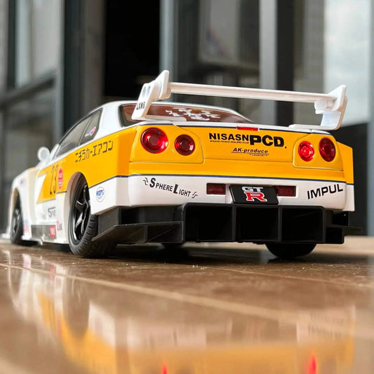  1 18 Diecast Metal Nissan GTR S15 Sound And Light -  ToylandEU™