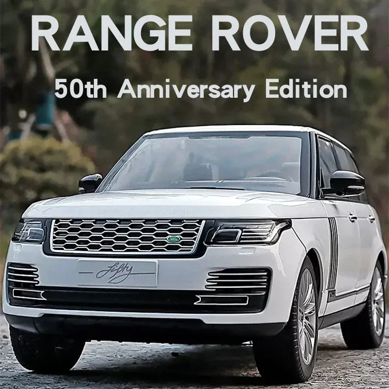 1:18 Land Rover Range Rover Alloy Diecast Car With Sound And Light Black - ToylandEU