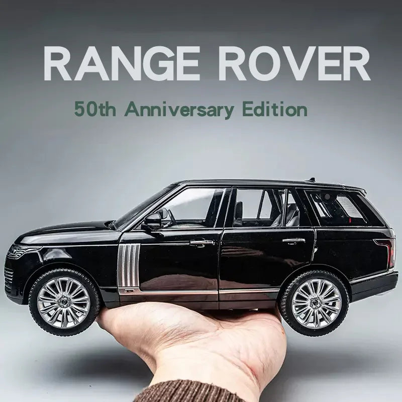 1:18 Land Rover Range Rover Alloy Diecast Car With Sound And Light Black - ToylandEU
