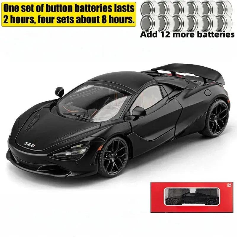  1:18 McLaren 720S Metal Diecast Sound Light Pull Back -  ToylandEU™