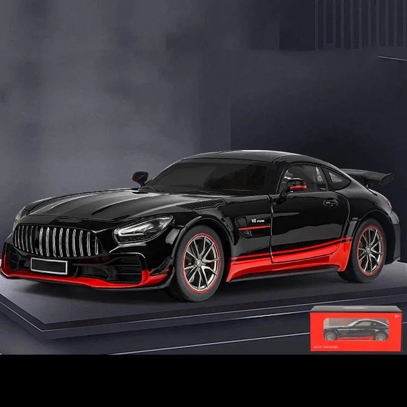 1:18 Mercedes-Benz GTR Diecast Model Car With Sound And Light Metal - ToylandEU