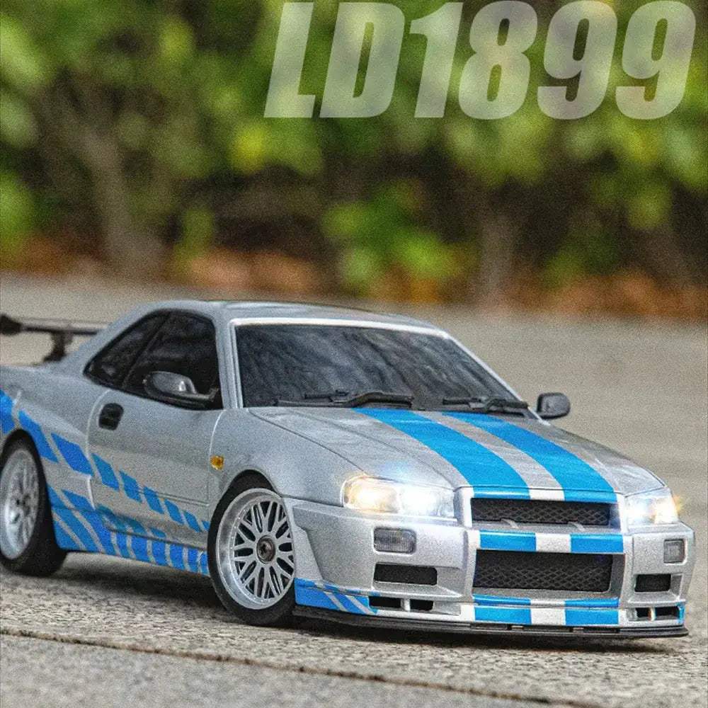 1/18 RC Drift RacingCar With Gyro LED Lights Alloy Body - ToylandEU