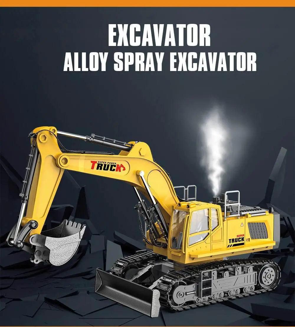  1/18 RC Truck Excavator Toy for Kids Birthday Gift -  ToylandEU™