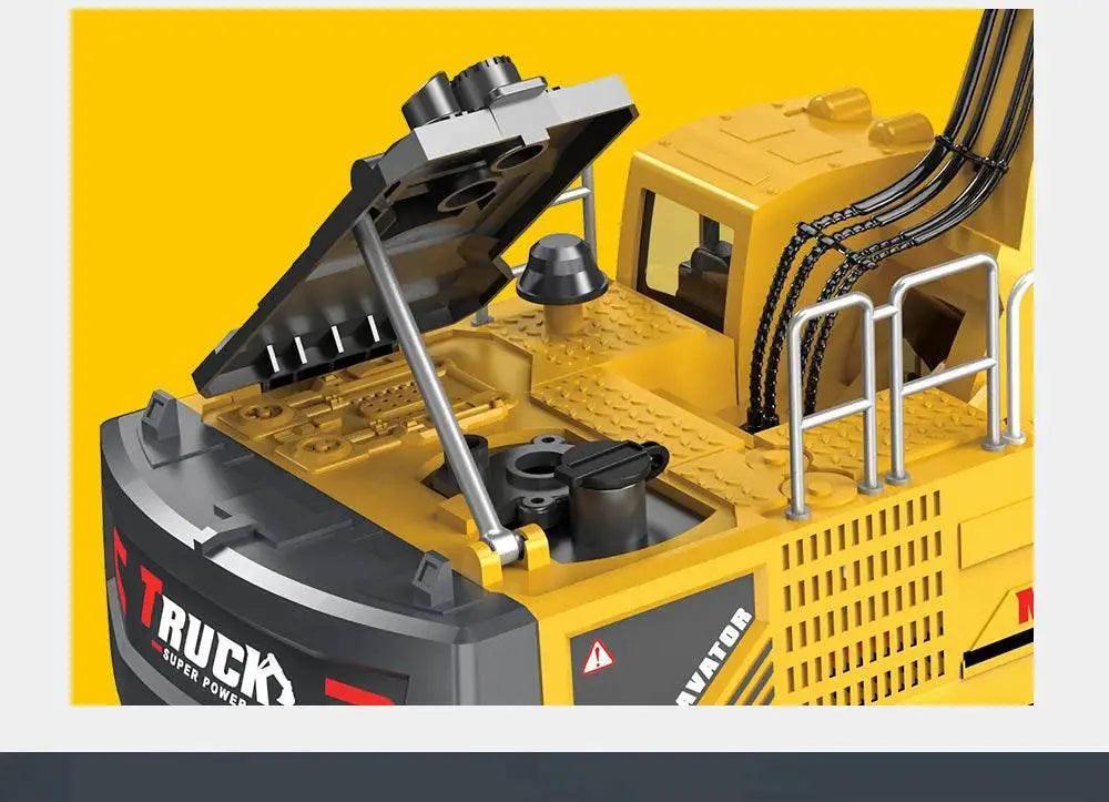  1/18 RC Truck Excavator Toy for Kids Birthday Gift -  ToylandEU™
