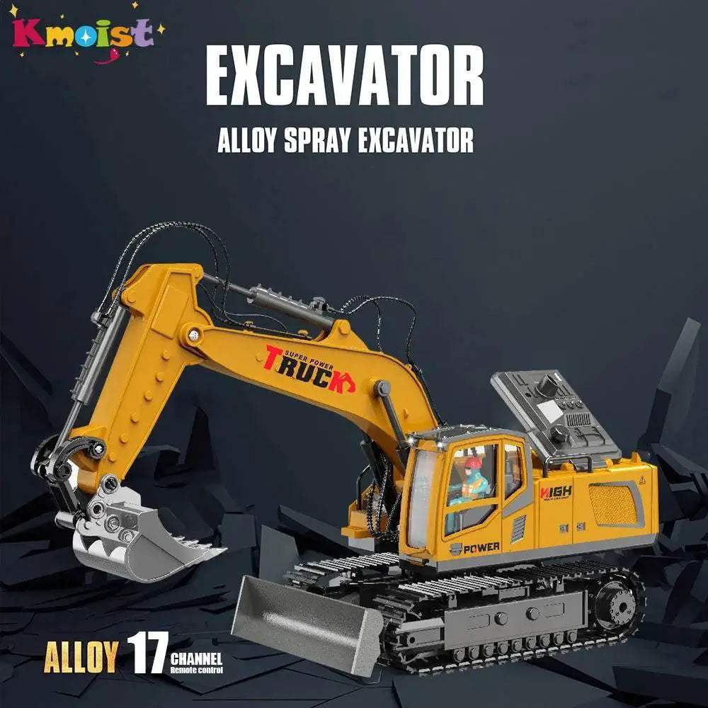  1/18 RC Truck Excavator Toy for Kids Birthday Gift -  ToylandEU™