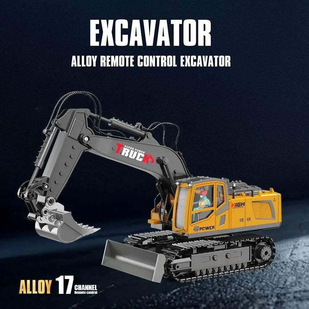  1/18 RC Truck Excavator Toy for Kids Birthday Gift -  ToylandEU™