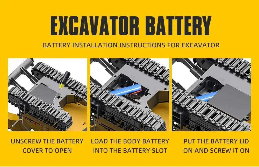  1/18 RC Truck Excavator Toy for Kids Birthday Gift -  ToylandEU™