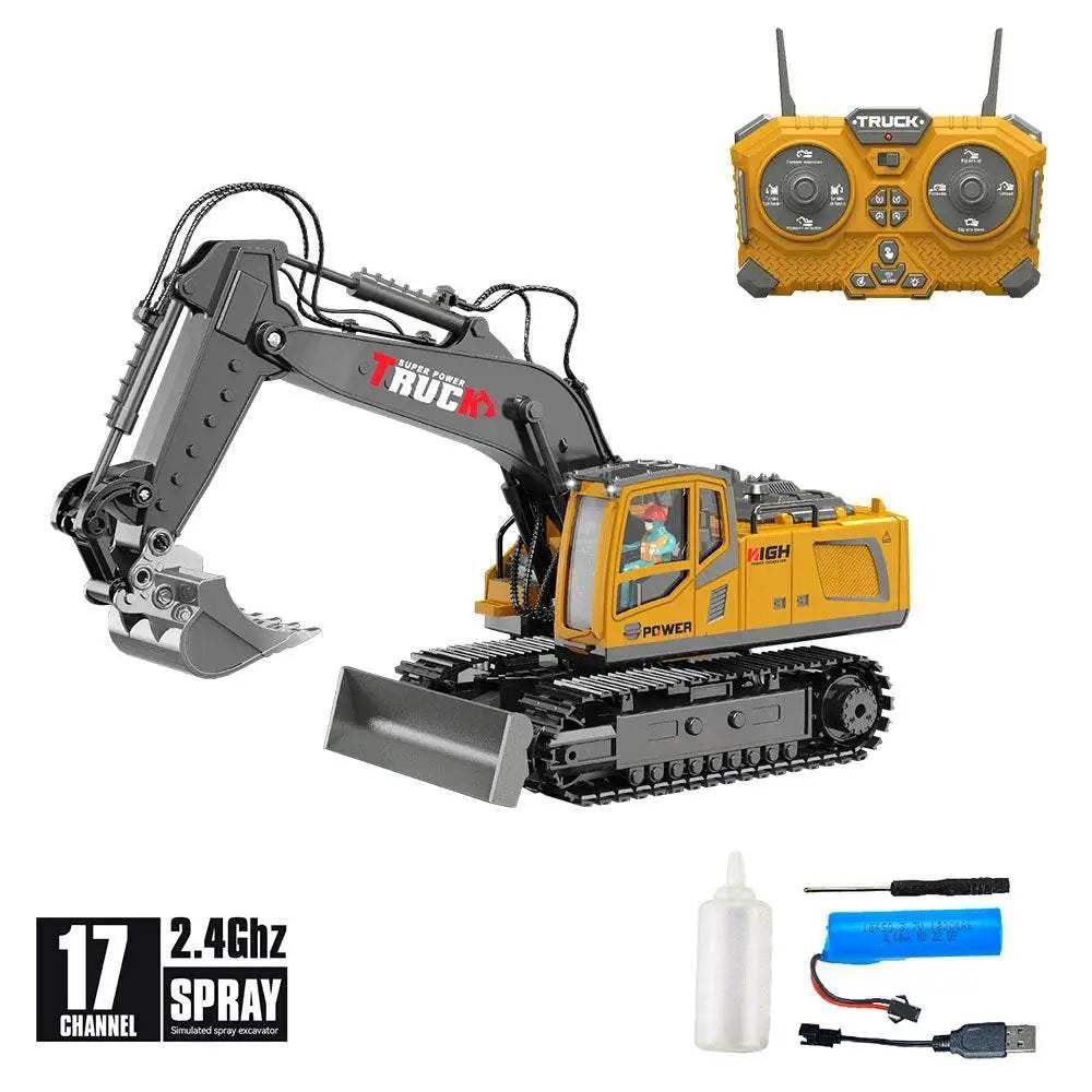  1/18 RC Truck Excavator Toy for Kids Birthday Gift -  ToylandEU™