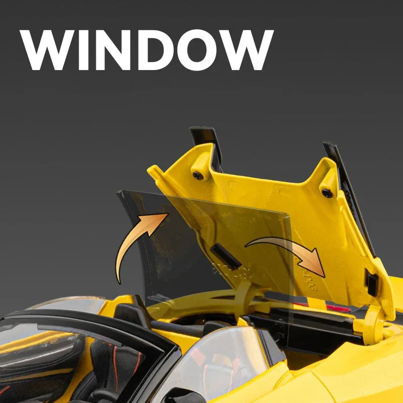 1:18 Scale McLaren 720S Diecast Metal Model Car With Sound and Light - ToylandEU