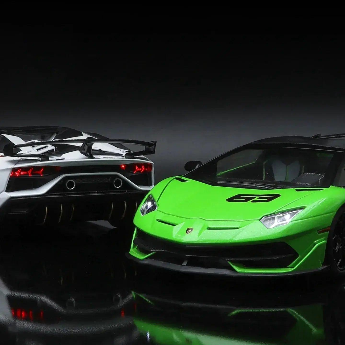  1 18 Scale Metal Diecast Aventador SVJ63 Convertible -  ToylandEU™