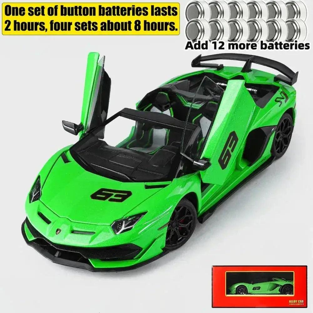  1 18 Scale Metal Diecast Aventador SVJ63 Convertible -  ToylandEU™