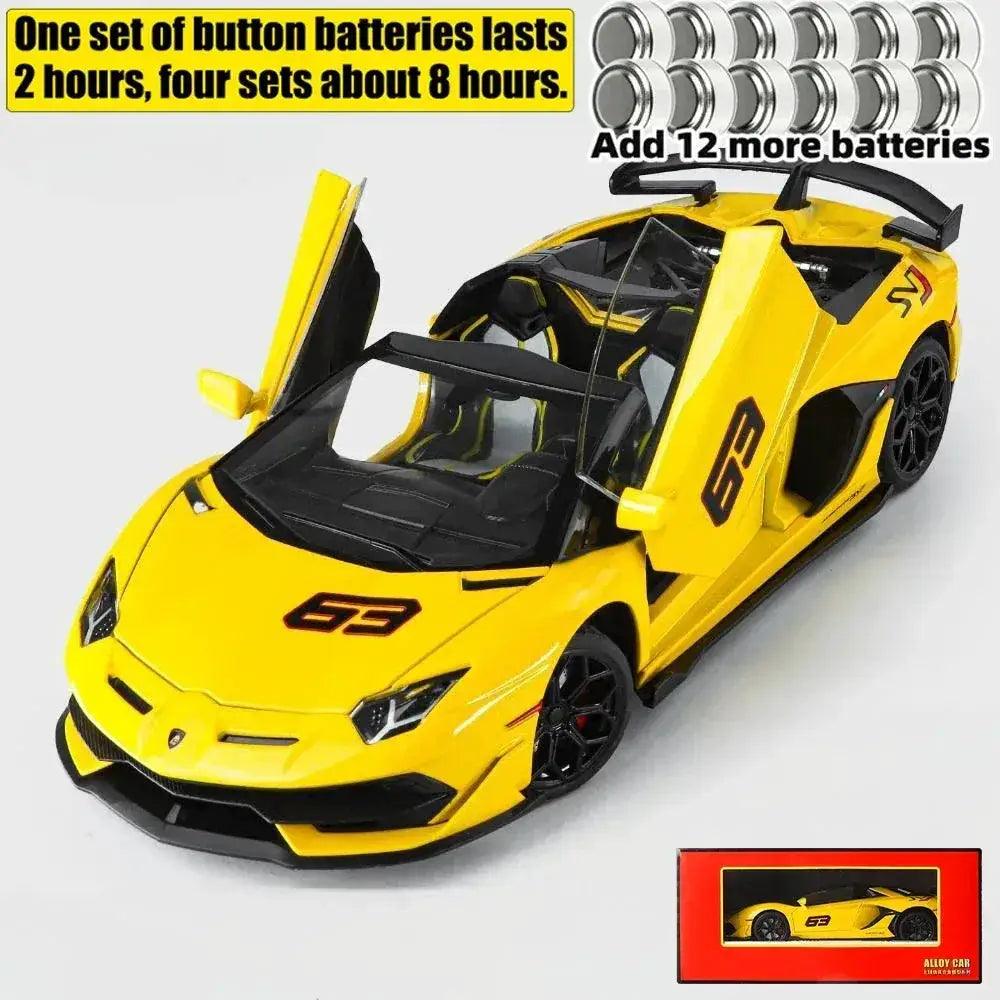  1 18 Scale Metal Diecast Aventador SVJ63 Convertible -  ToylandEU™