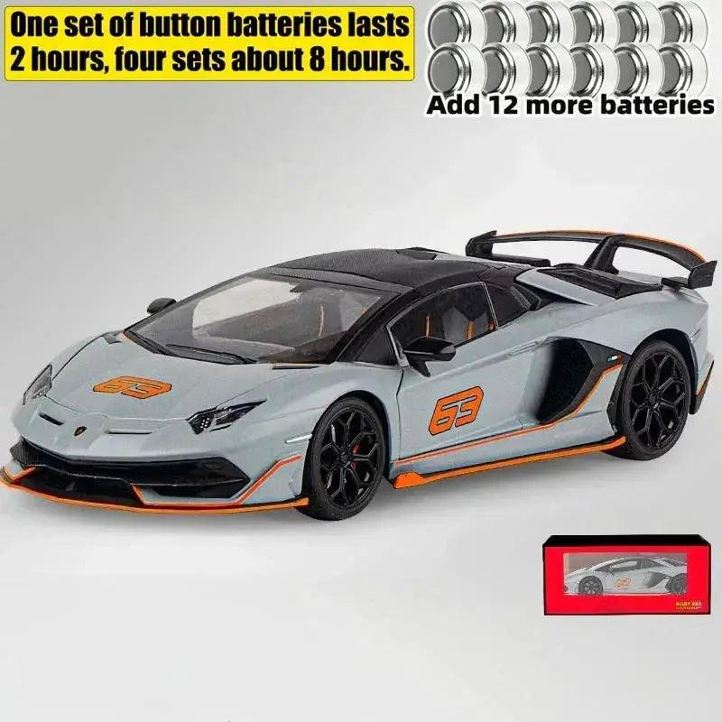  1 18 Scale Metal Diecast Aventador SVJ63 Convertible -  ToylandEU™