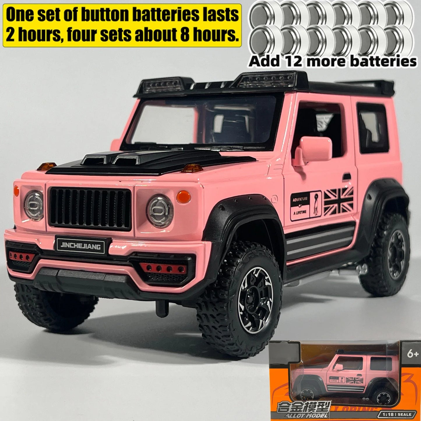 1:18 Suzuki Jimny Diecast Metal Model Car Off Road SUV - ToylandEU