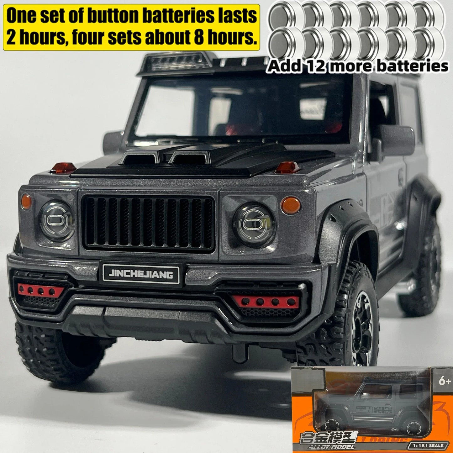 1:18 Suzuki Jimny Diecast Metal Model Car Off Road SUV - ToylandEU