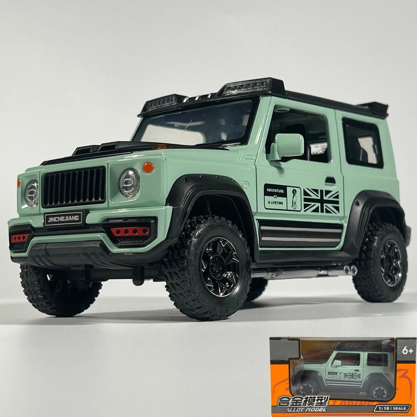 1:18 Suzuki Jimny Diecast Metal Model Car Off Road SUV - ToylandEU