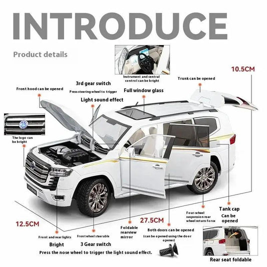    1:18 Toyota Land Cruiser LC300 Diecast Metal -  ToylandEU™