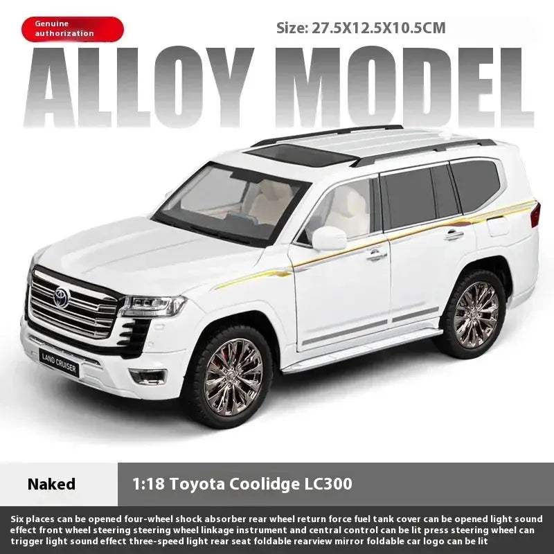 1 18 Toyota Land Cruiser LC300 Diecast Metal Model - ToylandEU