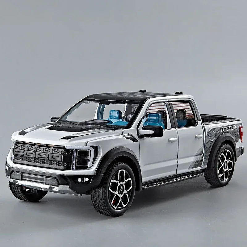 1:20 Ford Raptor F-150 Diecast Truck With Sound And Light - ToylandEU