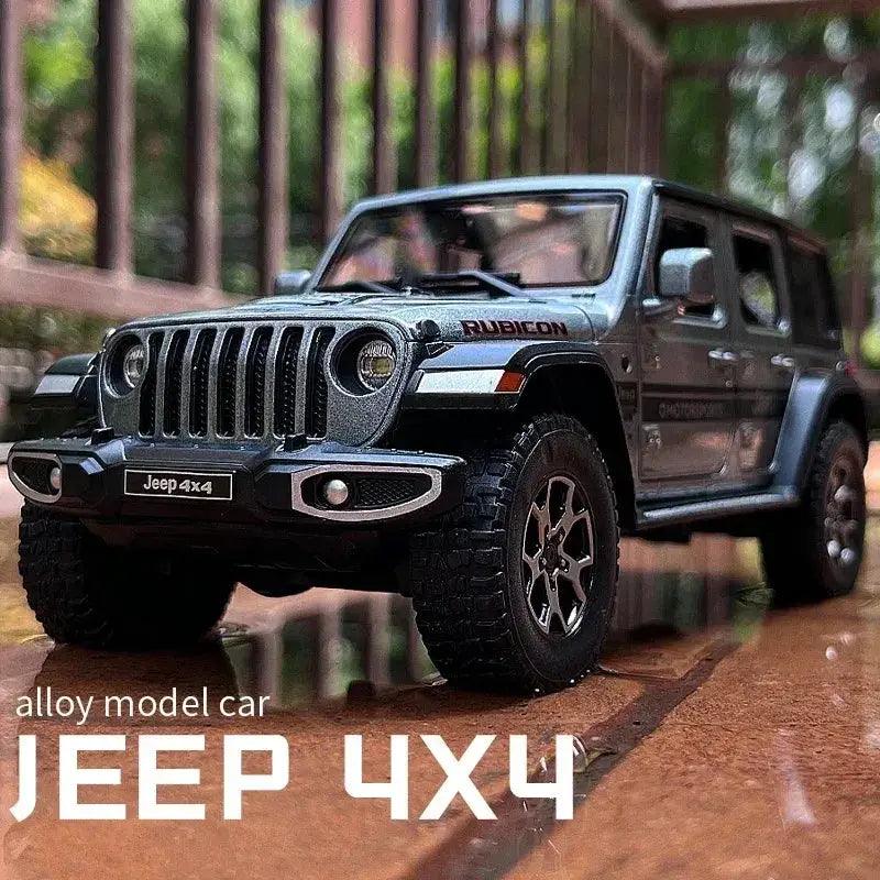  1/22 Diecast Alloy Jeep Wrangler Model Car Sound Light -  ToylandEU™