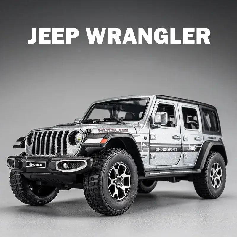  1/22 Diecast Alloy Jeep Wrangler Model Car Sound Light -  ToylandEU™