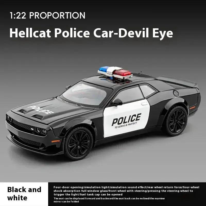  1:22 Metal Diecast Sound Light Police Car -  ToylandEU™