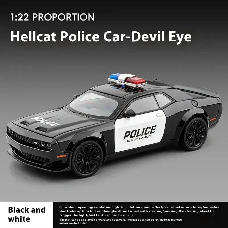  1:22 Metal Diecast Sound Light Police Car -  ToylandEU™