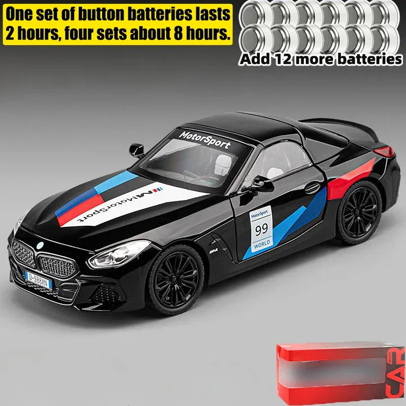 1:22 Scale Diecast BMW Z4 M40i Convertible Metal Car Model for Display - ToylandEU